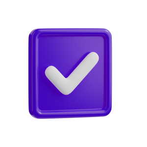 Tickk aprobado morado png Tickk aprobado morado png